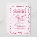 Search for cowgirl birthday invitations Western  birthday party