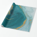 Search for teal and gold wrapping paper Turquoise