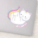Search for unicorn cat stickers Kawaii