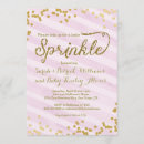 Search for girl sprinkle invitations Gold
