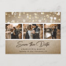 Search for burlap save date postcards Summer