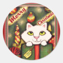 Search for kitten christmas stickers Greetings