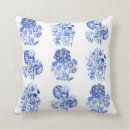 Recherche de bleu delft coussins Botanique