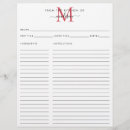 Search for red monogram Minimalist