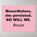 Search for elizabeth warren posters Nevertheless she persisted
