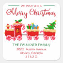 Search for train stickers Merry christmas