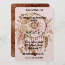 Search for dream catcher birthday invitations Pink