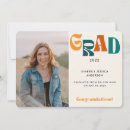 Search for retro graduation announcement cards High school