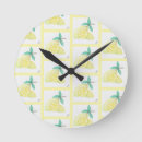 Recherche de fruit vert horloges Aquarelle