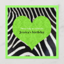 Search for lime green zebra invitations Cool
