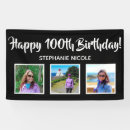 Search for 100th birthday banners Any age birthday