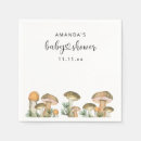 Search for mushroom napkins Watercolor