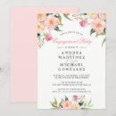 Search for watercolor engagement party invitations Pink
