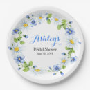 Search for cornflower blue plates Bridal shower