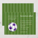 Search for football bar bat mitzvah invitations Soccer