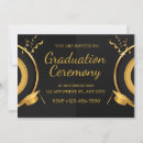 Search for ceremony graduation invitations Black
