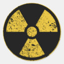 Search for radiation warning stickers Danger