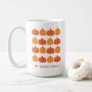 Search for pumpkin harvest mugs Thanksgiving