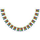 Search for tie dye bunting flags Rainbow