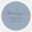 Search for classic round stickers Dusty blue