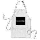 Search for modern contemporary aprons black and white