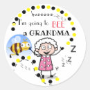 Search for grandma to be stickers Colourful