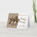 Search for new twins baby congratulations cards Modern