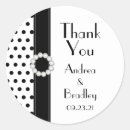 Search for dot wedding stickers Black and white