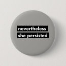 Search for persistent buttons Elizabeth warren