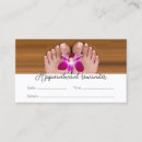 Search for foot care business cards Pedicure