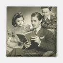 Search for three people magnets Black and white