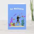 Search for funny scuba diver cards Fish