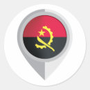 Search for angola stickers Flag of angola
