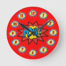 Search for superhero clocks Colourful