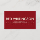 Recherche de point rouge cartes visite Customer