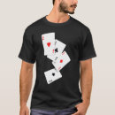 Search for four aces tshirts Player