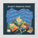 Recherche de soirée pyjamas garçon invitations Sleepover