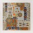 Recherche de mandala floral puzzles Illustration