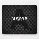 Search for alphabets mousepads Black and white