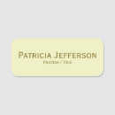 Search for yellow name tags Modern