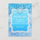 Search for frozen thank you cards Winter