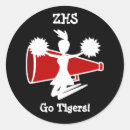 Recherche de pom pom girl autocollants Mégaphone