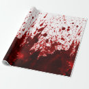 Search for blood wrapping paper Splatter