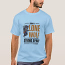 Recherche de loup féroce tshirts Conception