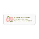 Search for pink hibiscus return address labels Flower