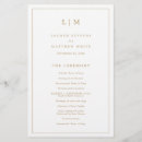 Search for vintage wedding programs Modern