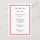 Search for red border wedding invitations Traditional