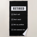 Search for retired beach towels Humour