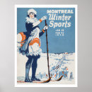 Search for vintage montreal posters Skiing