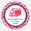 Search for ladybug valentines stickers Lovebug